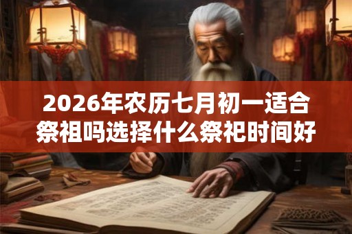 2026年农历七月初一适合祭祖吗选择什么祭祀时间好 2026年农历七月初一适合祭祖吗选择什么祭祀时间好