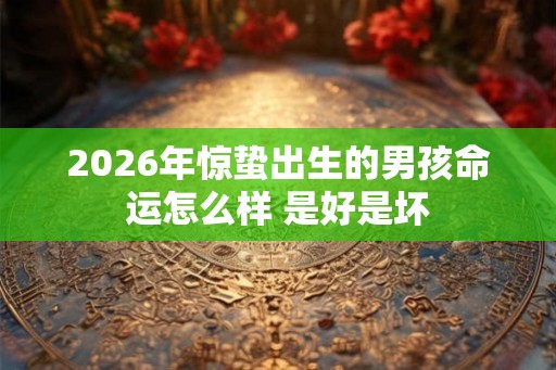 2026年惊蛰出生的男孩命运怎么样 是好是坏