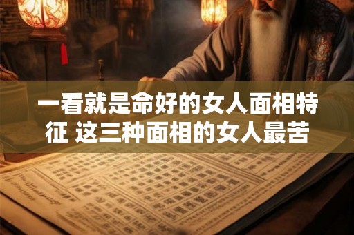 一看就是命好的女人面相特征 这三种面相的女人最苦命