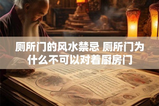 厕所门的风水禁忌 厕所门为什么不可以对着厨房门