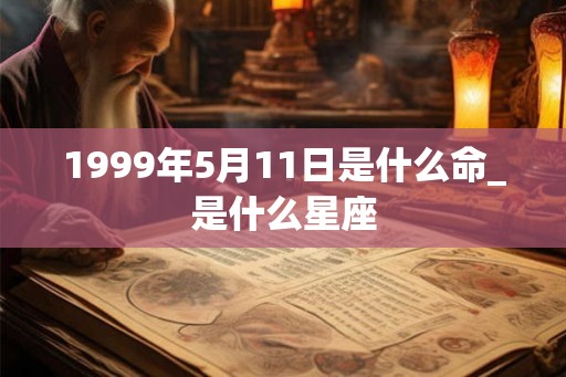 1999年5月11日是什么命_是什么星座
