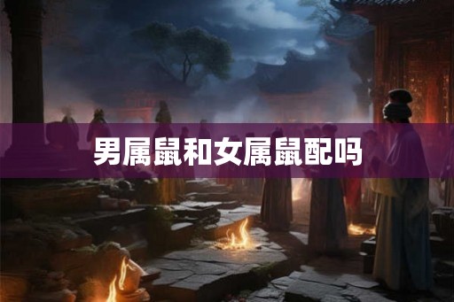 男属鼠和女属鼠配吗