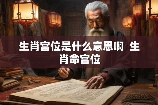 生肖宫位是什么意思啊  生肖命宫位