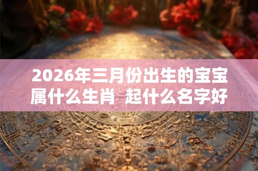 2026年三月份出生的宝宝属什么生肖 起什么名字好 2026年三月份出生的宝宝属什么生肖 起什么名字好