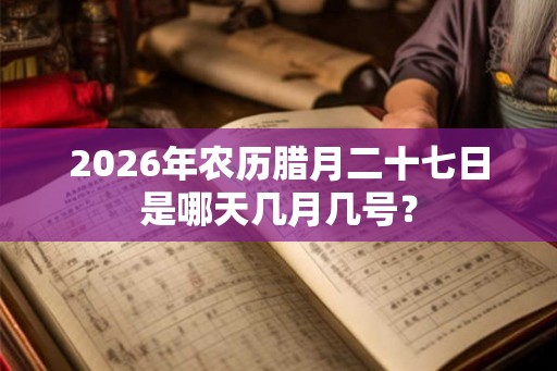 2026年农历腊月二十七日是哪天几月几号？