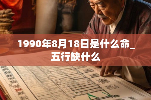1990年8月18日是什么命_五行缺什么 1990年8月18日是什么命_五行缺什么