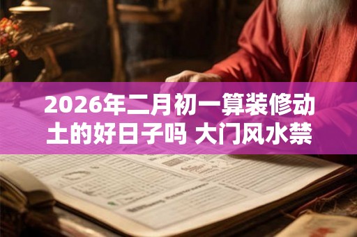 2026年二月初一算装修动土的好日子吗 大门风水禁忌 2026年二月初一算装修动土的好日子吗 大门风水禁忌