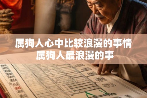 属狗人心中比较浪漫的事情 属狗人最浪漫的事