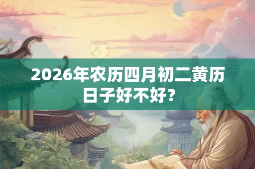 2026年农历四月初二黄历日子好不好? 2026年农历四月初二黄历日子好不好?