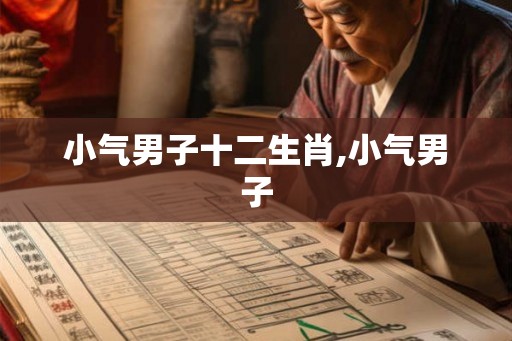 小气男子十二生肖,小气男子