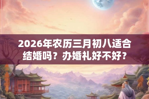 2026年农历三月初八适合结婚吗?办婚礼好不好? 2026年农历三月初八适合结婚吗?办婚礼好不好?