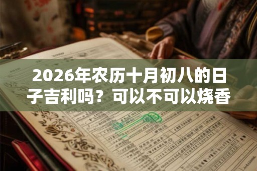 2026年农历十月初八的日子吉利吗？可以不可以烧香拜佛？