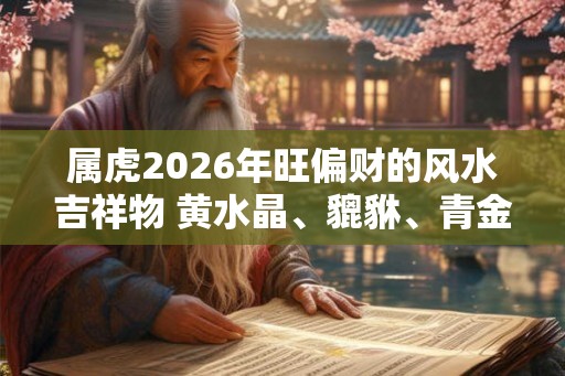 属虎2026年旺偏财的风水吉祥物 黄水晶、貔貅、青金石