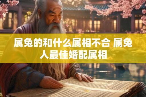 属兔的和什么属相不合 属兔人最佳婚配属相