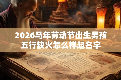 2026马年劳动节出生男孩五行缺火怎么样起名字