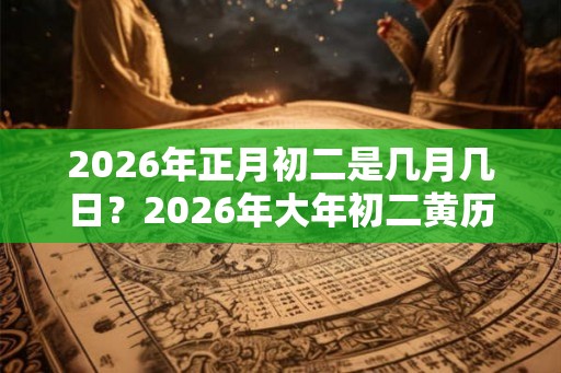 2026年正月初二是几月几日?2026年大年初二黄历好吗? 2026年正月初二是几月几日?2026年大年初二黄历好吗?