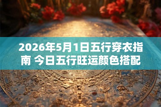 2026年5月1日五行穿衣指南 今日五行旺运颜色搭配