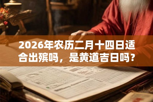 2026年农历二月十四日适合出殡吗，是黄道吉日吗？