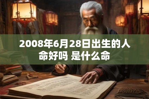 2008年6月28日出生的人命好吗 是什么命