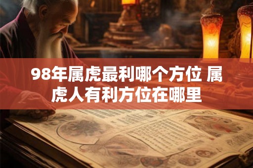 98年属虎最利哪个方位 属虎人有利方位在哪里