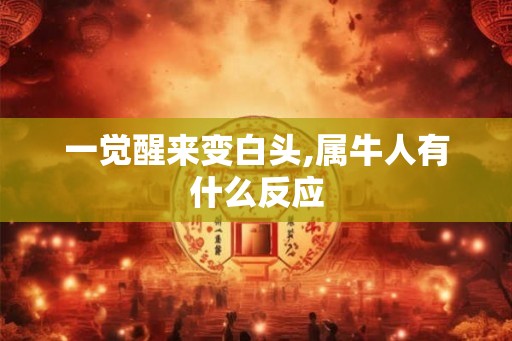一觉醒来变白头,属牛人有什么反应