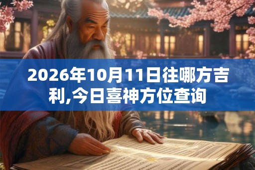 2026年10月11日往哪方吉利,今日喜神方位查询
