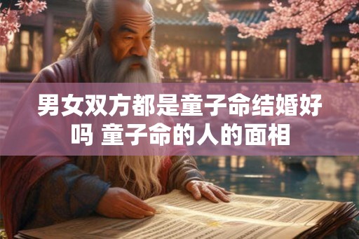 男女双方都是童子命结婚好吗 童子命的人的面相