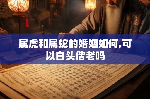 属虎和属蛇的婚姻如何,可以白头偕老吗