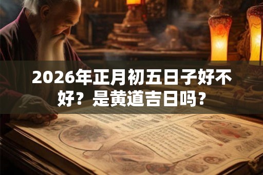 2026年正月初五日子好不好？是黄道吉日吗？