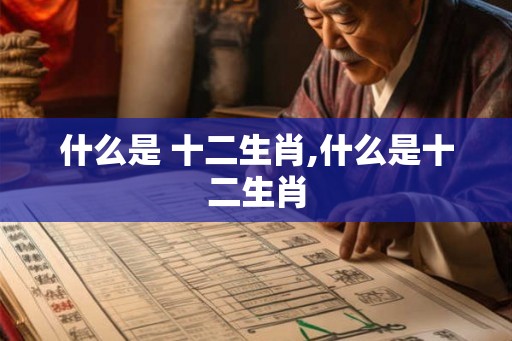 什么是 十二生肖,什么是十二生肖