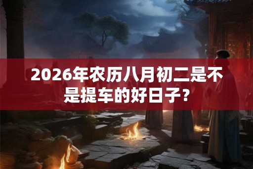 2026年农历八月初二是不是提车的好日子？