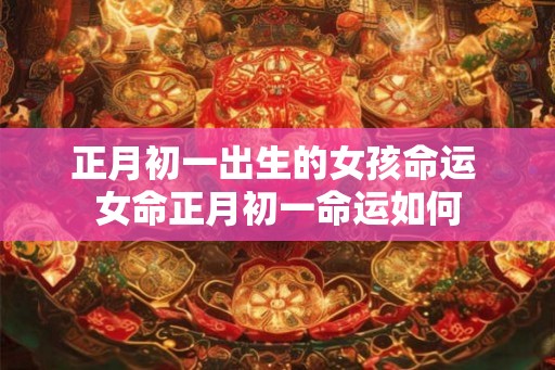正月初一出生的女孩命运 女命正月初一命运如何