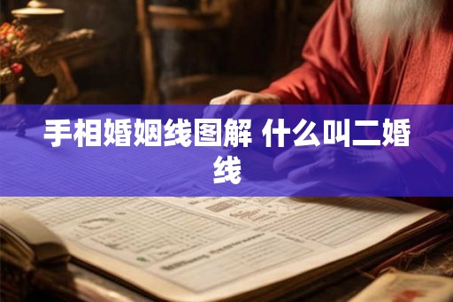 手相婚姻线图解 什么叫二婚线