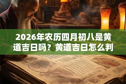 2026年农历四月初八是黄道吉日吗?黄道吉日怎么判断? 2026年农历四月初八是黄道吉日吗?黄道吉日怎么判断?