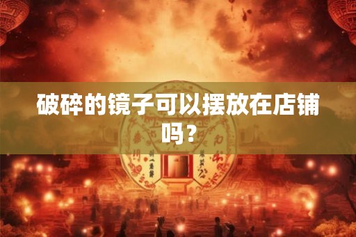 破碎的镜子可以摆放在店铺吗? 破碎的镜子可以摆放在店铺吗?