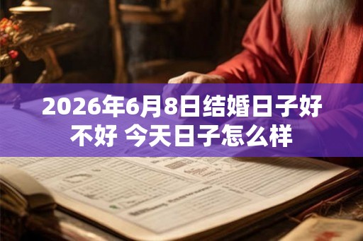 2026年6月8日结婚日子好不好 今天日子怎么样