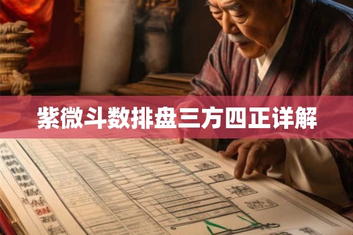 紫微斗数排盘三方四正详解