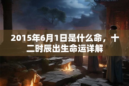 2015年6月1日是什么命，十二时辰出生命运详解