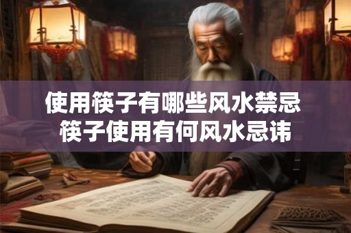 使用筷子有哪些风水禁忌 筷子使用有何风水忌讳