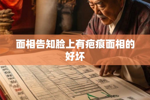 面相告知脸上有疤痕面相的好坏