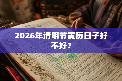 2026年清明节黄历日子好不好？