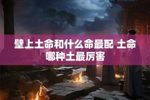 壁上土命和什么命最配 土命哪种土最厉害