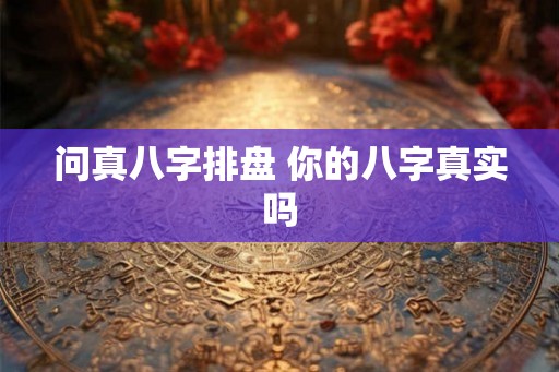 问真八字排盘 你的八字真实吗