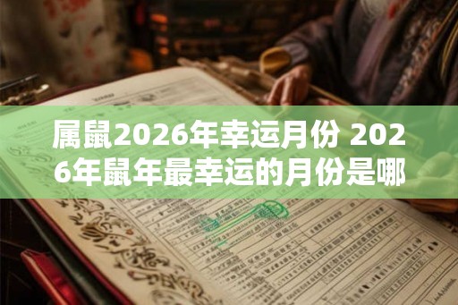 属鼠2026年幸运月份 2026年鼠年最幸运的月份是哪个