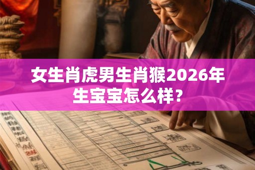 女生肖虎男生肖猴2026年生宝宝怎么样? 女生肖虎男生肖猴2026年生宝宝怎么样?