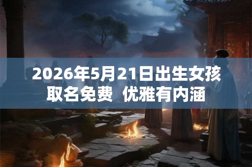 2026年5月21日出生女孩取名免费  优雅有内涵
