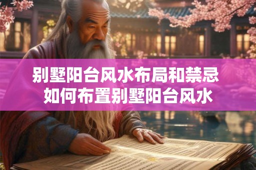 别墅阳台风水布局和禁忌 如何布置别墅阳台风水
