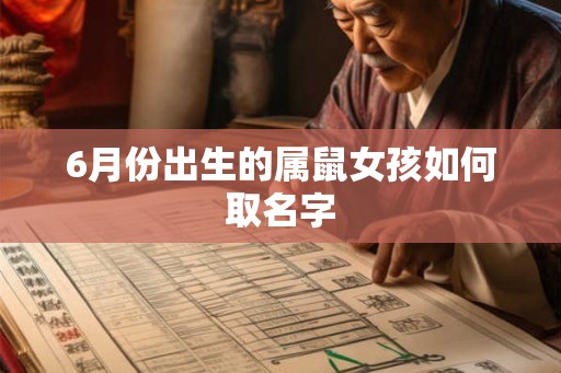 6月份出生的属鼠女孩如何取名字