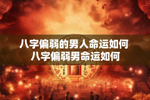 八字偏弱的男人命运如何 八字偏弱男命运如何 八字偏弱的男人命运如何 八字偏弱男命运如何