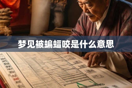 梦见被蝙蝠咬是什么意思 梦见被蝙蝠咬是什么意思